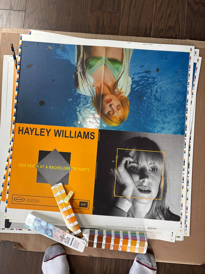 Appears like CD Art for Hayley Williams 'Ego Death At A Bachelorette Party'