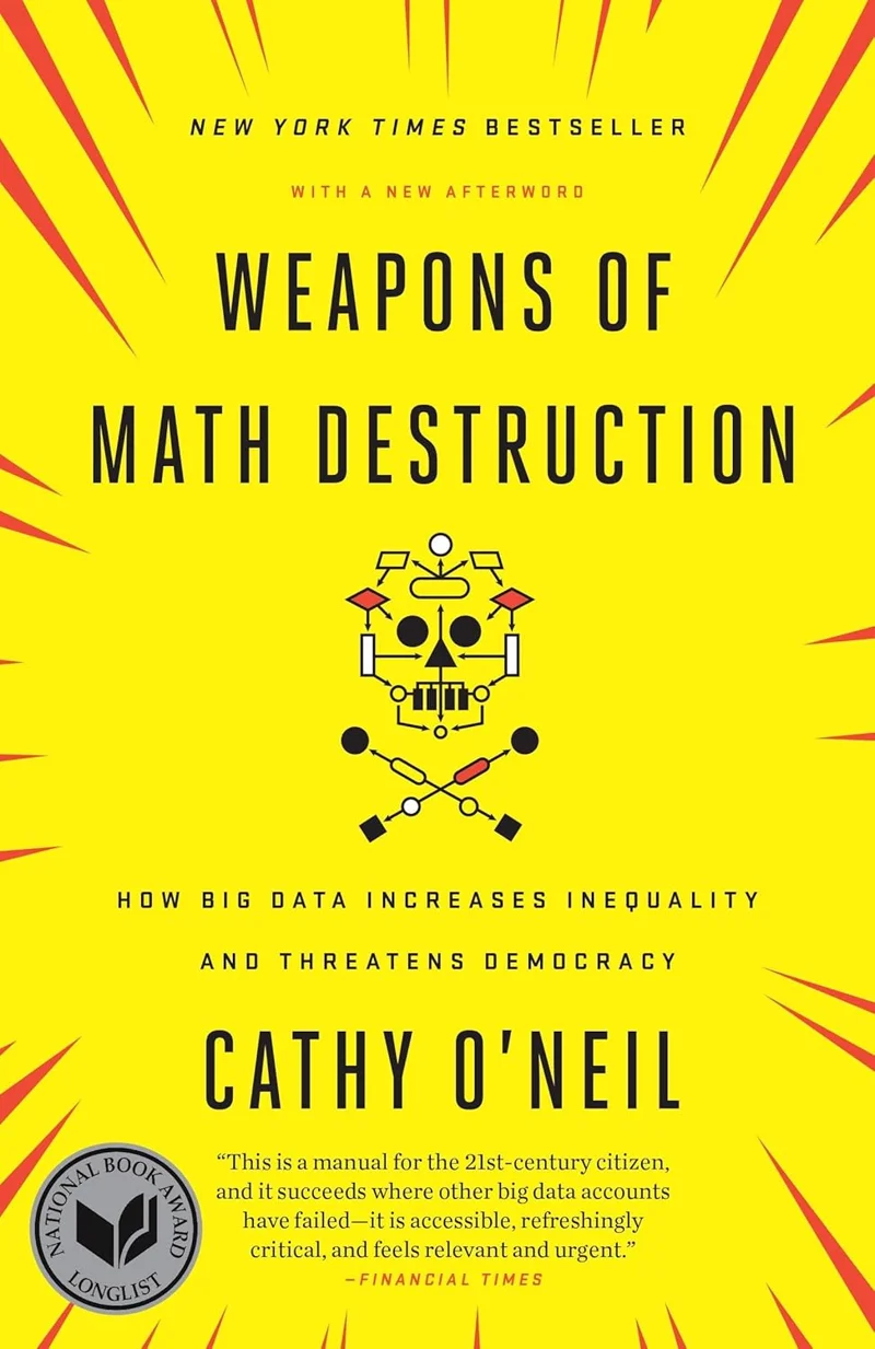 Cover of Weapon of Math Destruction by Cathy O'Neil